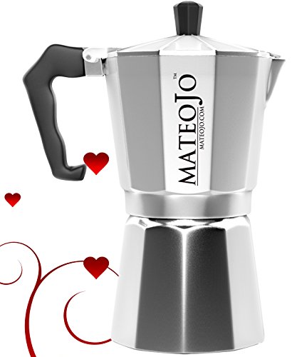 Stovetop Espresso Maker - Italian Moka Pot - Cafetera ...